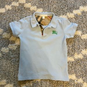 Burberry boy polo shirt, size 5T
